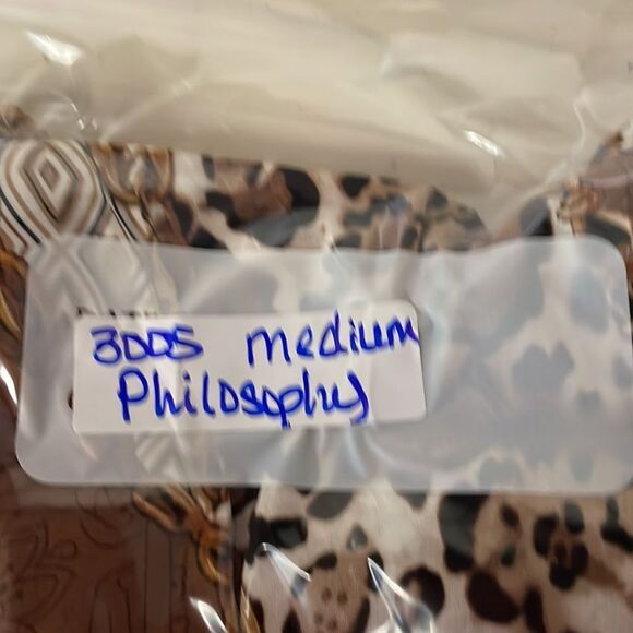 Medium Philosophy Republic pull on wide leg cheetah animal print flared pants - Picture 13 of 13